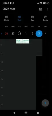 Mi Calendar android App screenshot 2