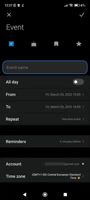 Mi Calendar android App screenshot 4